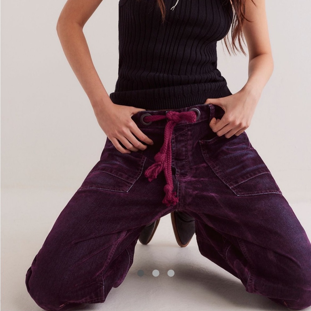 Free People Flocked Moxie Jeans